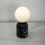 Sidonie 1 Light Black × White Table Lamp - Image 4