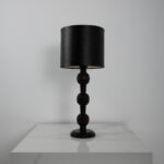 Oceane 1 Light Black × White Table Lamp - Image 3