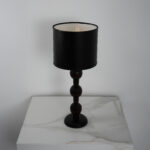 Oceane 1 Light Black × White Table Lamp - Image 4