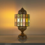Mashrabiya 1 Light Gold Lantern
