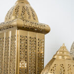 طقم فوانيس رمضان خان ذهبي - Image 3