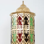 فانوس رمضان قصبة ذهبي - Image 3