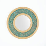 Ingrid Petroleum Mirror 60*60 cm