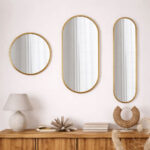 Anahi Silver Mirror 3 Piece