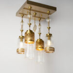 Jannat 4 Lights Oxide Chandelier