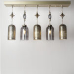 Marrakesh 5 Lights Silver × Grey Chandelier - Image 2