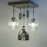 Salalah 3 Lights Silver Chandelier
