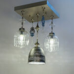 Salalah 3 Lights Silver Chandelier - Image 2