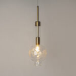 Jaffa Oxide × Transparent 1 Light Pendant
