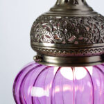 Jinan Purple × Silver 1 Light Wall Lamp - Image 2