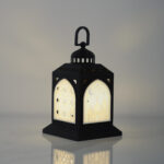 Black Modern Lantern Medium