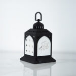 Black Modern Lantern Medium - Image 3