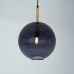 Melanie 1 Light Gold × Grey Pendant - Image 4