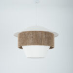 Rosalie 4 Lights White × Beige Pendant - Image 3