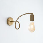 Ania 1 Light Gold Wall Lamp