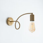 Ania 1 Light Gold Wall Lamp - Image 2