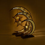 هلال رمضان مع نجمه تاج إضاءة ليد ذهبي - Image 4