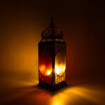 فانوس رمضان حجاز 2 لمبة ذهبي - Image 4