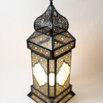 فانوس رمضان شام 4 لمبة أسود - Image 3