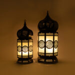 Salsabil 2 Lights Black Lantern - Image 2