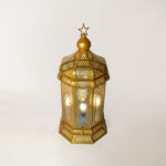 Wahaj 4 Lights Gold Lantern - Image 2