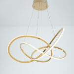 Xyley LED Gold Chandelier