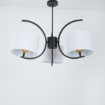 معلقة سولير 3 لمبة أسود