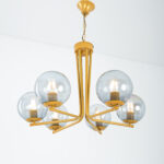 Solar 8 Lights Gold  Pendant