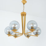 Solar 8 Lights Gold  Pendant - Image 2