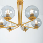 Solar 8 Lights Gold  Pendant - Image 3