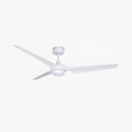 Kian Priozar White Ceiling Fan - 60 inch - Image 2