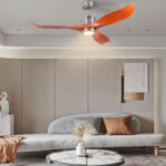 Kian Solisen Brown Ceiling Fan - 52 inch