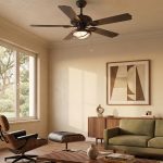Kian Novir Brown Ceiling Fan - 52 inch