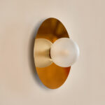 Luxix 1 Light Gold Wall Lamp - Image 3