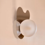 Qalex 1 Light Silver Wall Lamp - Image 2