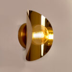 Vexonova 1 Light Silver Wall Lamp
