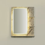 مرايا أوريريس إضاءة أصفر 80*60 سم - Image 2