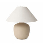 Visina 1 Light Beige Table Lamp