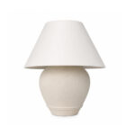 Visio 1 Light White Table Lamp