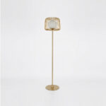 Iris 1 Light Gold Floor Lamp - Image 2