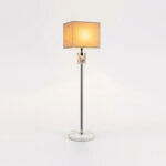 Astera 1 Light Silver Floor Lamp