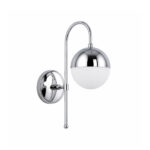 Tivara 1 Light Silver Wall Lamp