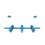 Daran 6 LED Lights Blue Chandelier