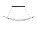 Zavenar 13 LED Lights Black Chandelier
