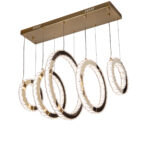 Visunar LED Gold Chandelier