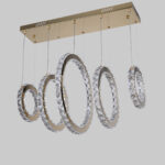 Visunar LED Gold Chandelier - Image 3