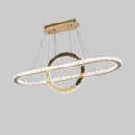 Solic LED Gold Chandelier - Image 3