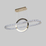 Solic LED Gold Chandelier - Image 4