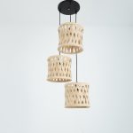Arcalis 3 Lights Boho Beige Chandelier