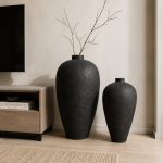 Olvic Black Vase